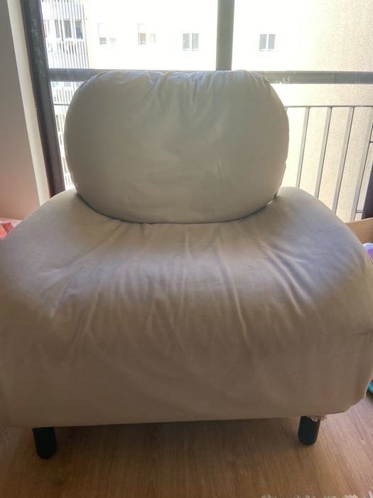 Poltrona cama  bege