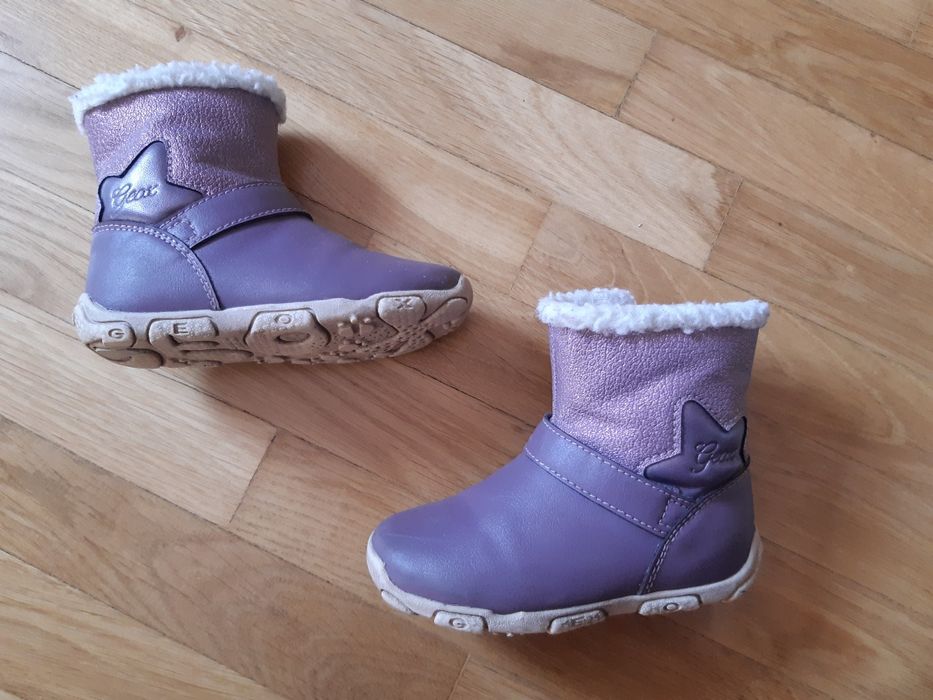 Geox 23 kozaki 14cm botki śniegowce stan bardzo dobry
