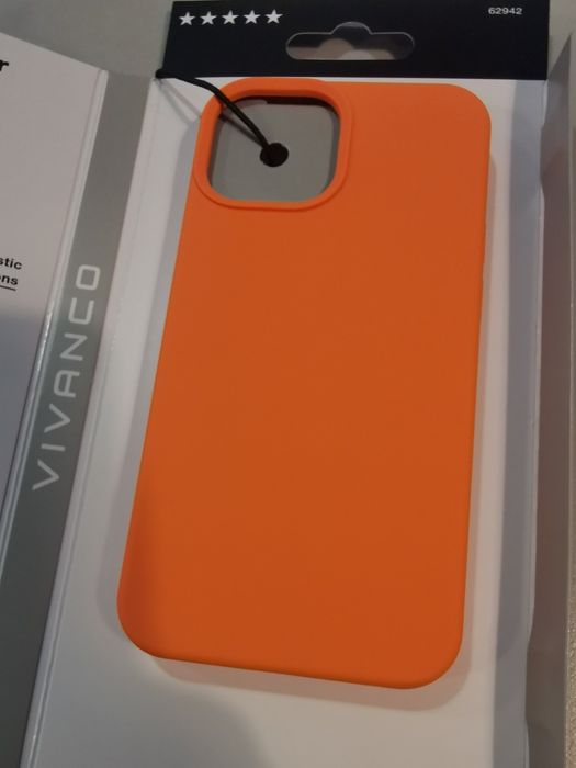 Etui plecki case nakładka do Apple Iphone 13 mini Pomarańczowe Magsafe