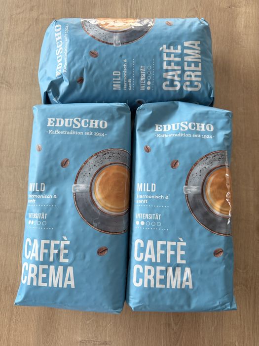 Cafe Crema Eduscho Tchibo do ekspresu kawa ziarno w ziarnach ziarnista