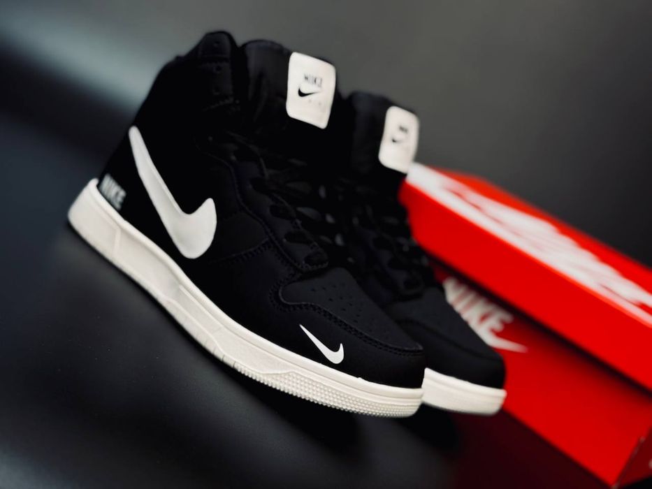 Мужские кроссовки Nike Черные зимние кросівки чоловічі Найк