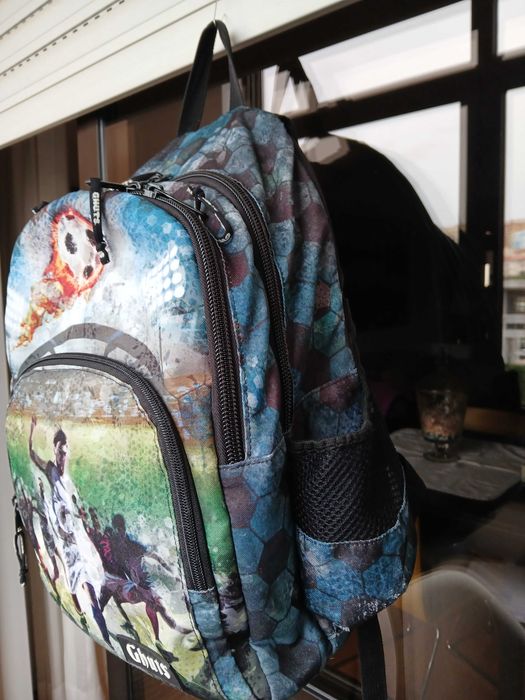 Mochila Escolar e Estojo Ghuts – Tema Futebol