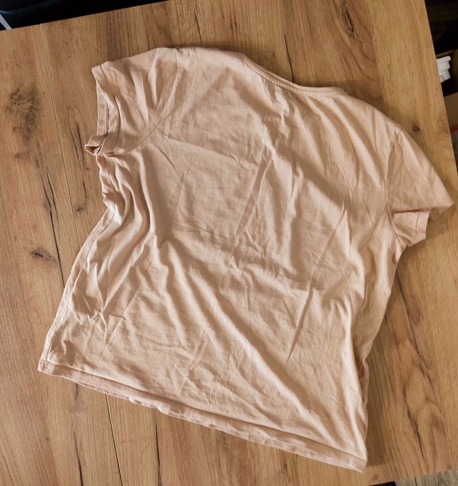 T-shirt koszulka morelowa Primark S Individual basic oldschool bluzka