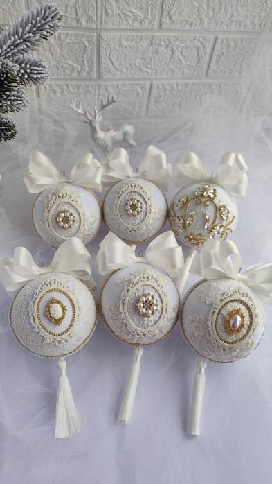 Набір іграшок на ялинку, новорічні іграшки,елочные игрушки