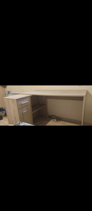 Biurko młodzieżowe 3w1 dąb sonoma duże