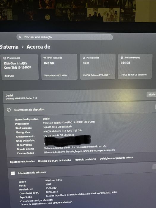 Desktop MSI MAG Codex 6 13th + Ecrã LG 4K