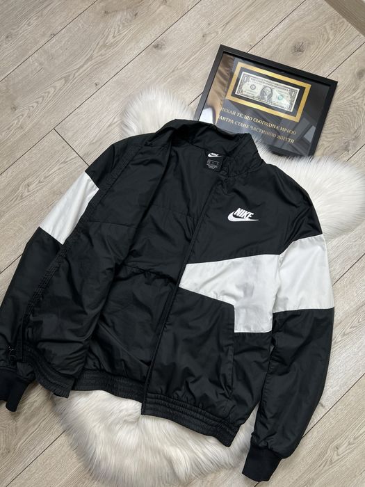Оригинал Зимний пуховий-бомбер Nike Air SWOOSH NSW Jordan Bomber Alpha