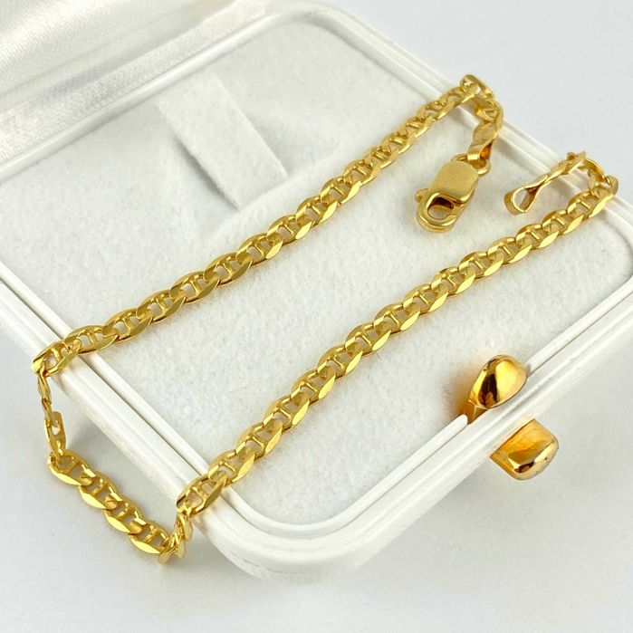 ZŁOTA bransoletka GUCCI pełna 2,9 mm PRÓBA 585 (14K) długość 19 cm