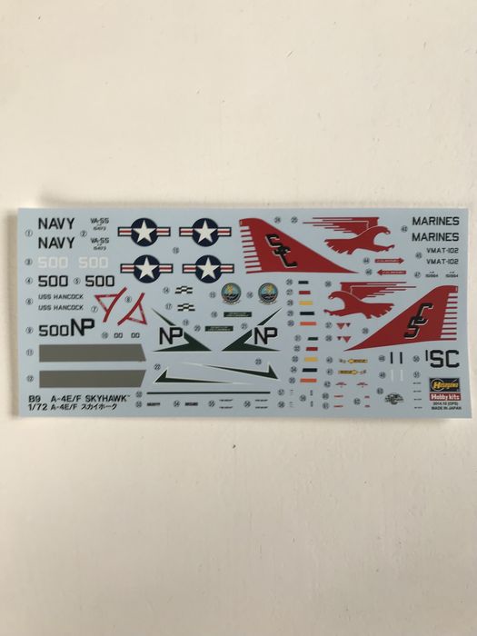 Hasegawa B9 - 00239 samolot A-4E/F Skywawk model 1/72