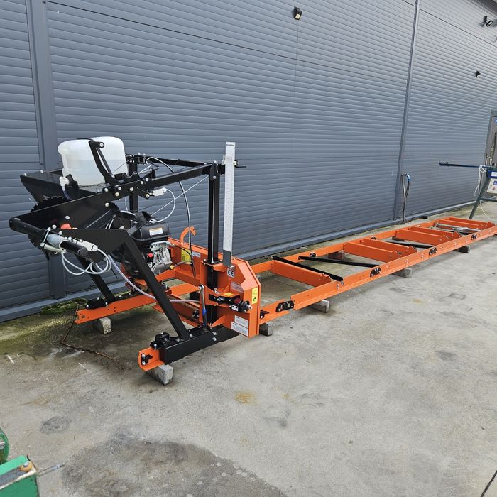 Trak taśmowy spalinowy wood mizer lx 50 7m torowiska