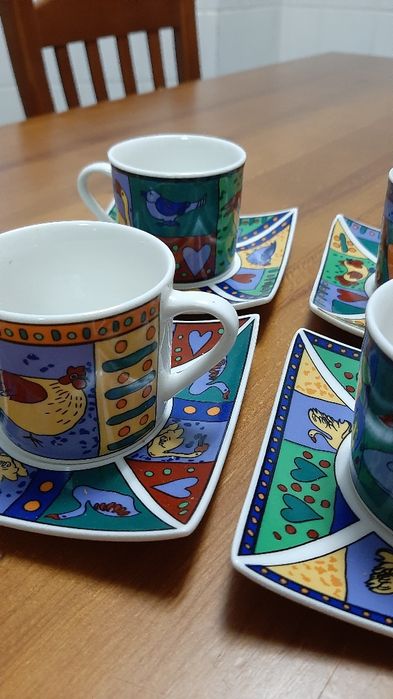 Conjunto chávenas de café