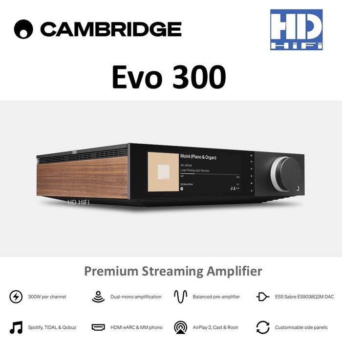 Cambridge Audio Evo 300 - мережевий підсилювач потужністю 300Вт/канал (весь модельний ряд Cambridge audio)