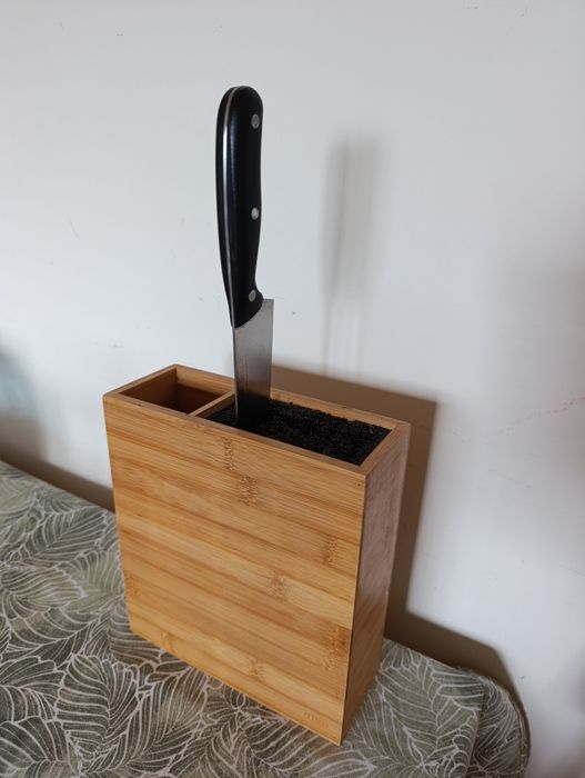 Suporte bambu facas e talheres464778288054282240
