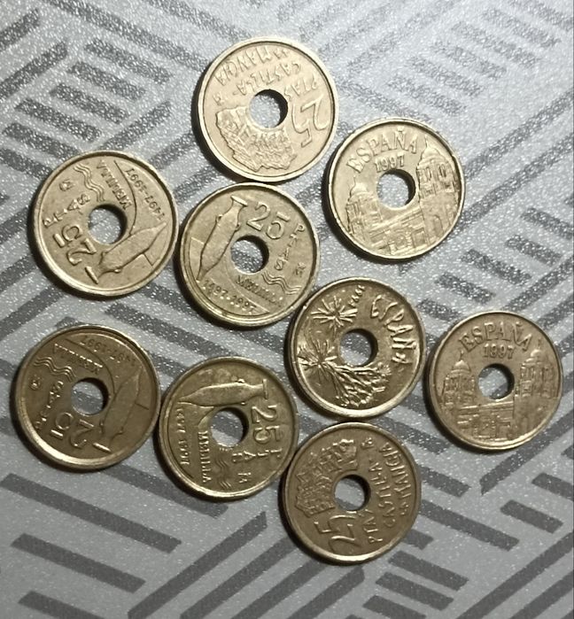 Moedas Pesetas Antigas