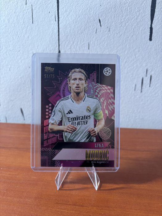 Luka Modric Real Madryt /75 Topps UCC Gold Current Stars