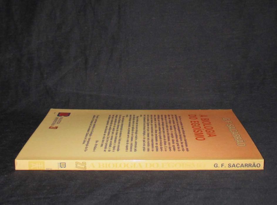 Livro A Biologia do Egoísmo G. F. Sacarrão