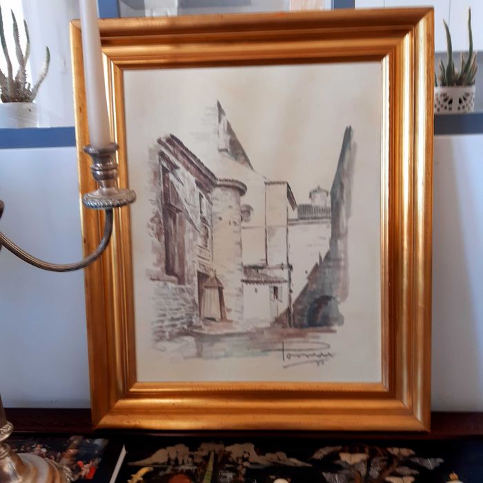 Pintura original sobre madeira