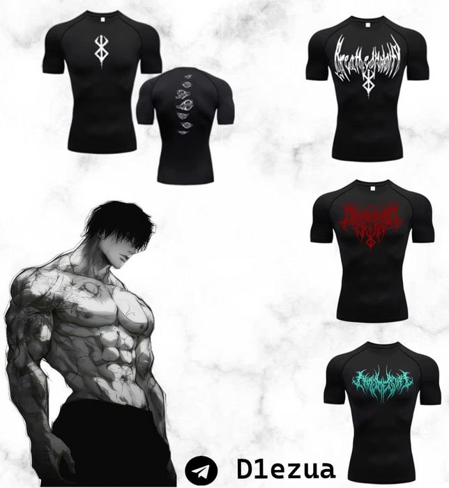 Футболки для залу компресійні