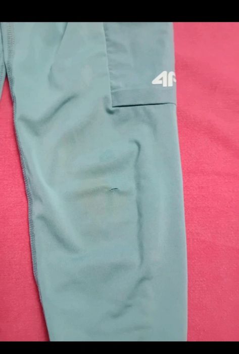 # 4F spodnie legginsy niebieskie morskie XS