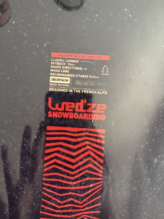 Prancha snowboard nova