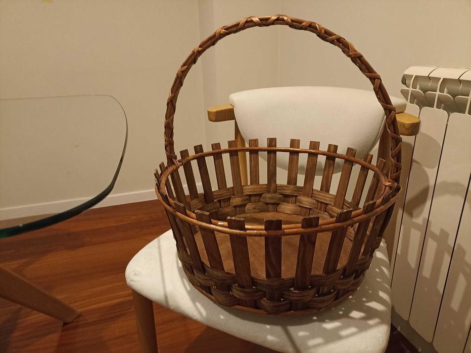 cesto de vime para cabazes, agora só 10 euros