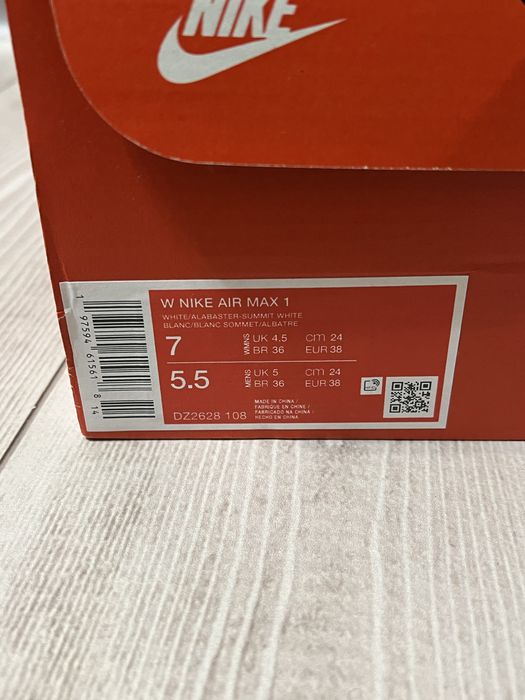 Оригінал Кросівки Nike Air Max 1 36,5 I Оригинал Кроссовки