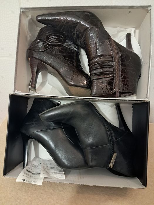 Buty damskie skórzane , wiosna / lato .