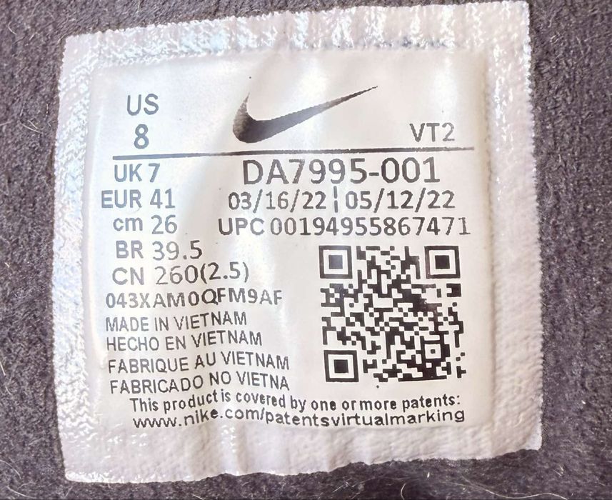 Кросівки чоловічі Nike Waffle One (DA7995-001) чорні