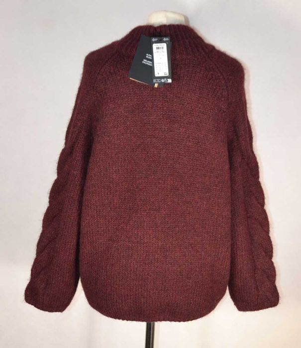 VERO MODA VMZEN Nowy Sweter Damski S Oversize Oryginalny Wełna Alpaka