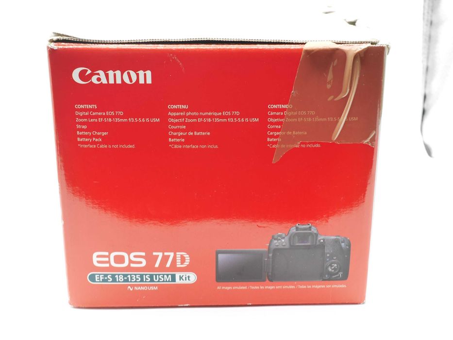 Pudło Canon EOS 77D