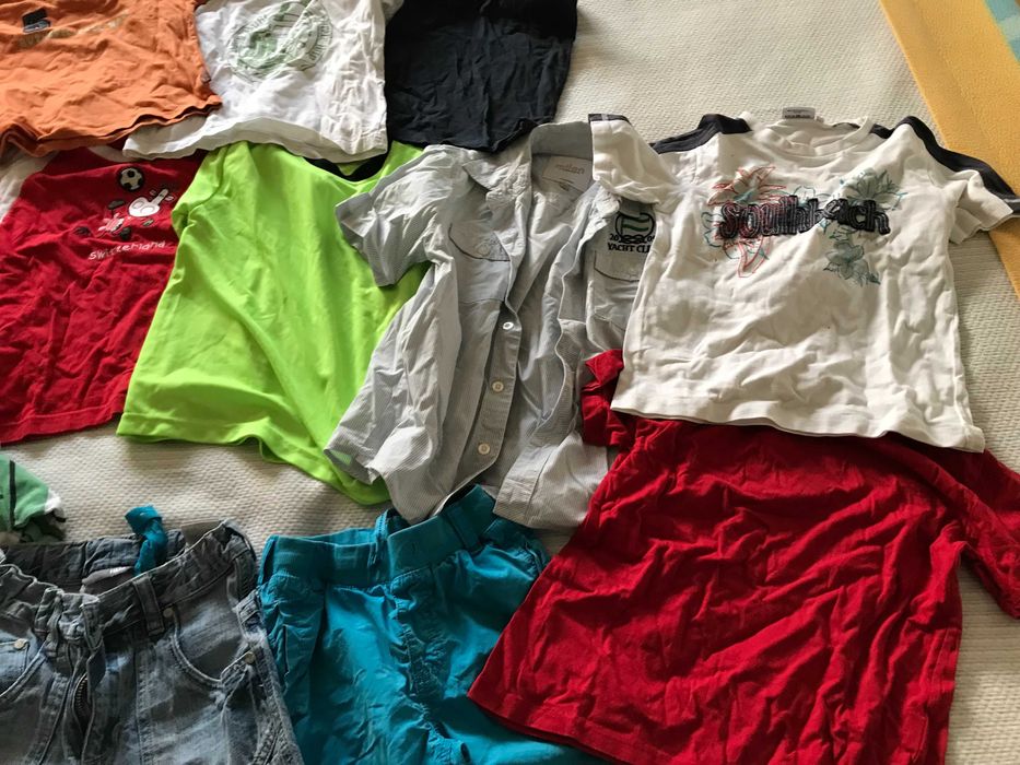 Lote roupa menino verão- 5/6 anos