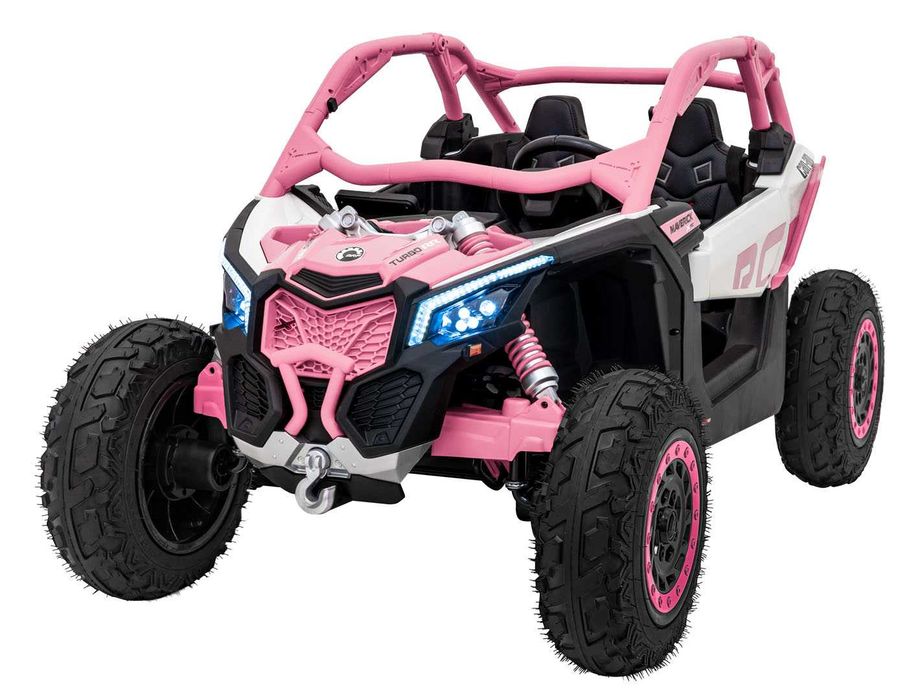 Buggy Maverick Turbo RR STRONG 2x320W 24V – 2-osobowy, pompowane koła, Bluetooth