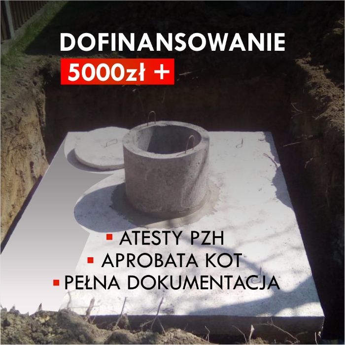 Szambo betonowe Zbiornik betonowy Deszczówka Szamba betonowe SZCZELNE