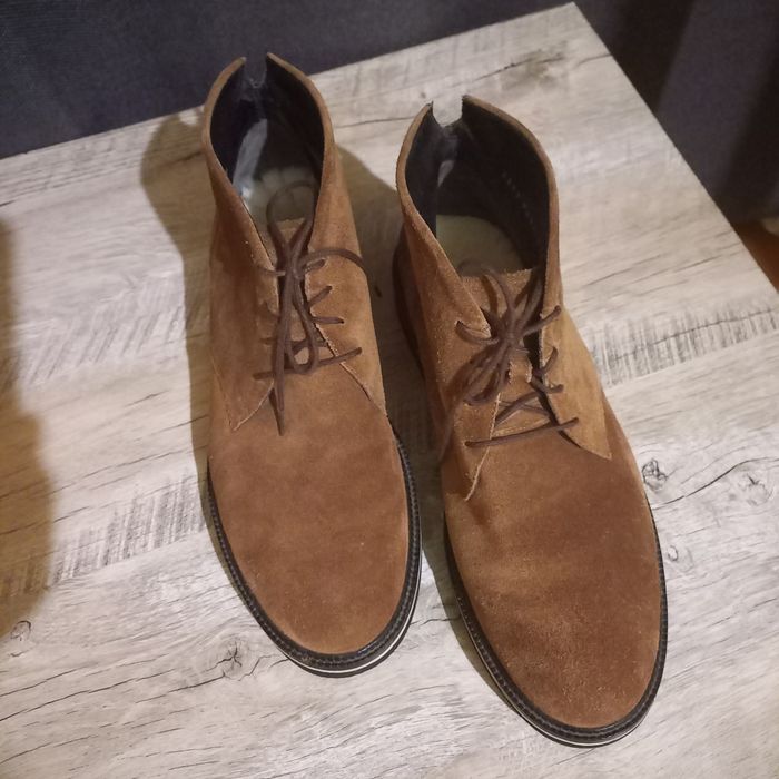 Ботинки из натуральной замши 42 р.
