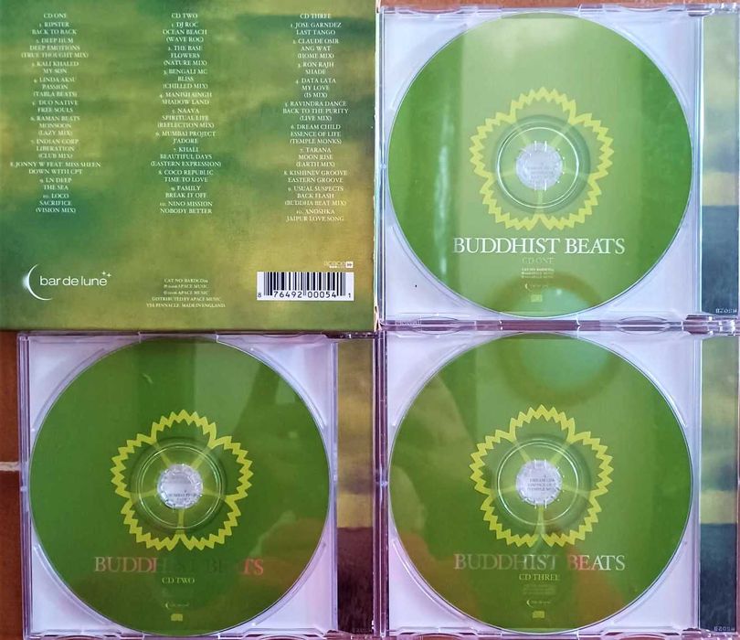 Pack Luxo 3 CDs Buddhist Beats (Estado Novo)