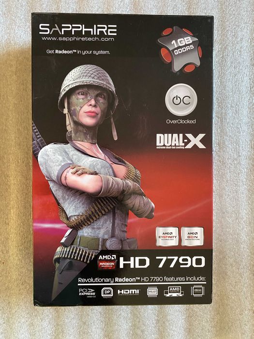 Видеокарта Sapphire HD 7790 Dual-X 1GB GDDR5 128Bit OverClocked