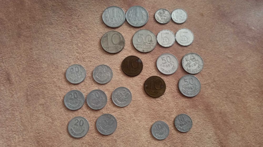 Stare monety 22 szt.