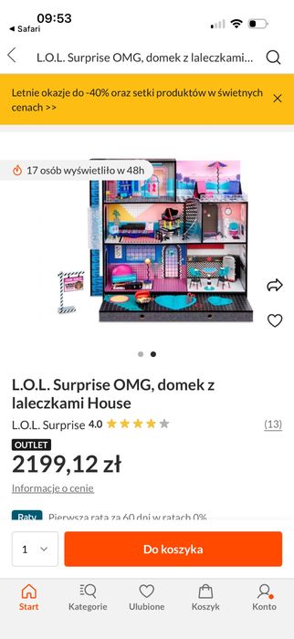 Domek Lol Omg duzy z meblami
