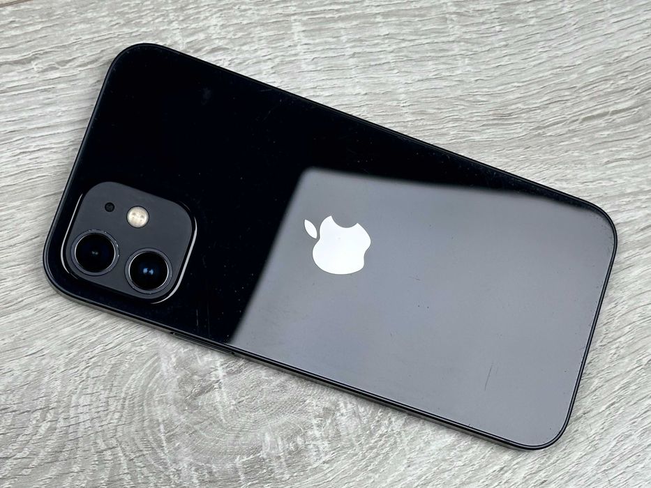 Apple iPhone 12 - 64GB - Black Neverlock ІДЕАЛ 100% АКУМУЛЯТОР #251