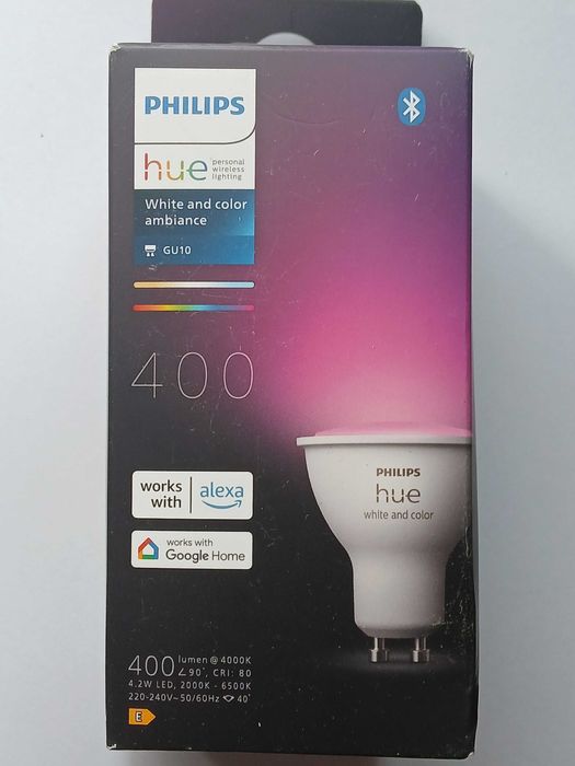 Żarówka LED Philips Hue White and Colour Ambiance GU10 400lm