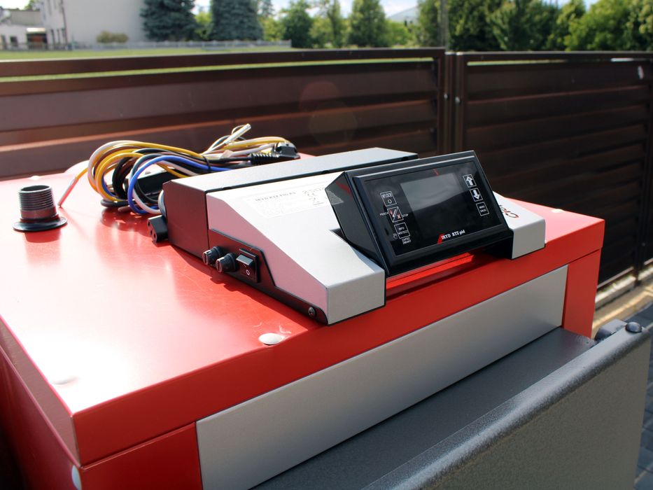 Kocioł 30kW z podajnikiem na ekogroszek kotły piec 280m Pleszew 5klasa