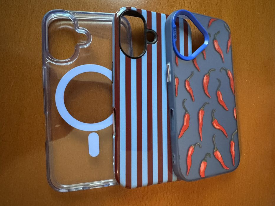 Pacote 3 capas iphone 16