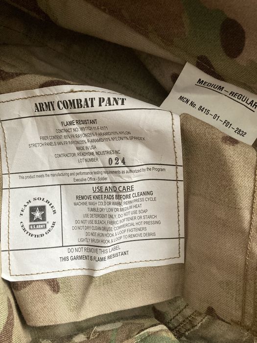Бойові штани Army FR Multicam Combat Pant Medium-Regular