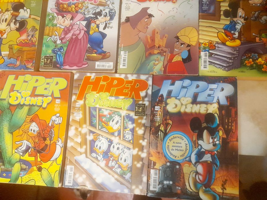 Conjunto de 19 Revistas Banda Desenhada Hiper Disney