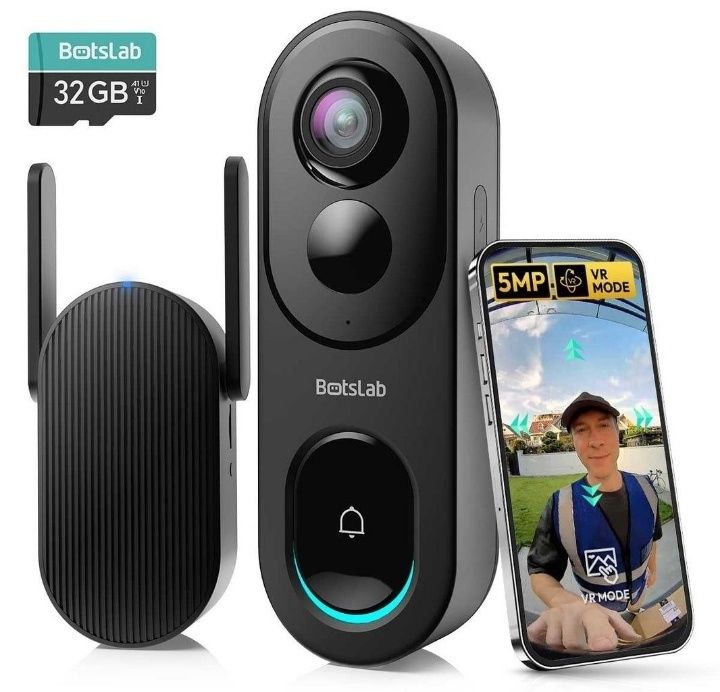 Botslab R810 5MP panorama 180-degree video doorbell