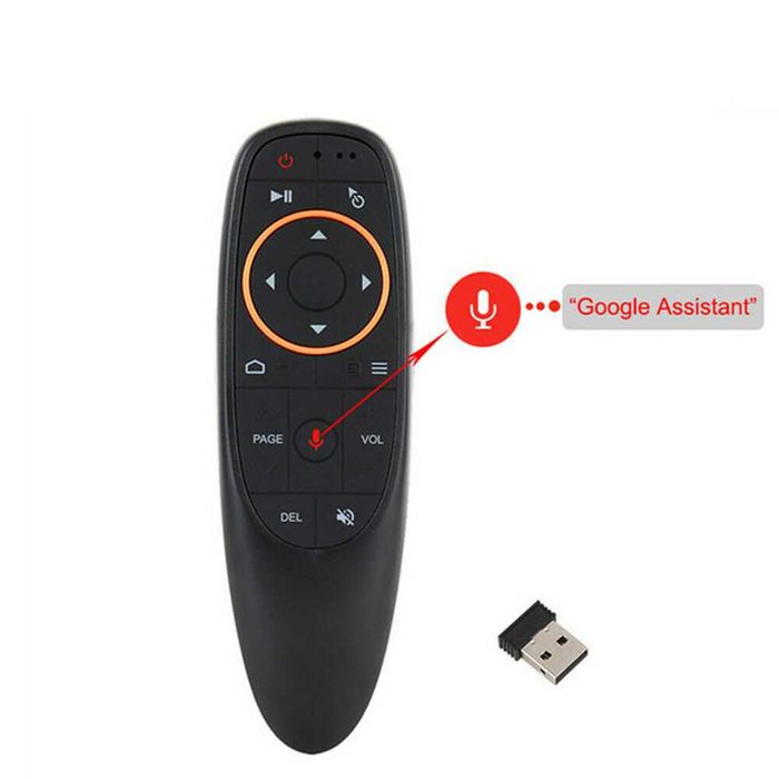 Comando Wireless Air Mouse com microfone Smart TV
