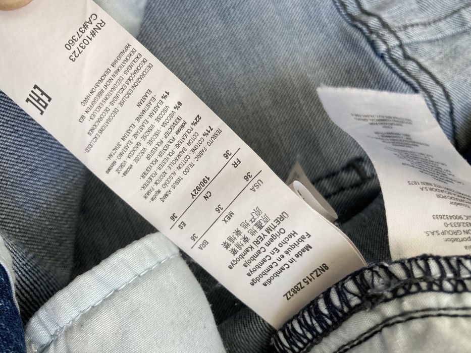 Сині джинси класичні Armani Exchange розмір 36