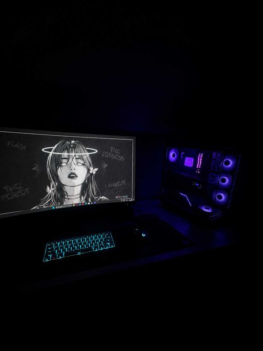 Vendo torre gaming com fatura, com monitor
