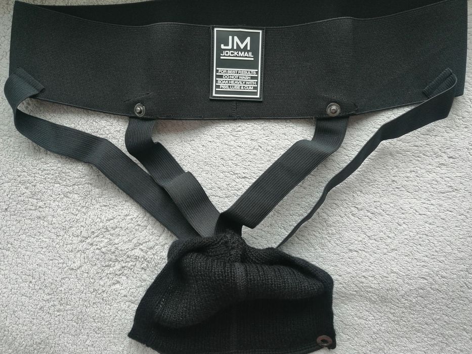 Jockmail, jockstrapy NOWE slipki, przód zapinany na napy- zatrzaski