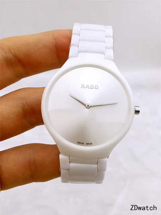 Годинник кварцовий Rado True Thinline Stillness in white high-tech ceramic1
